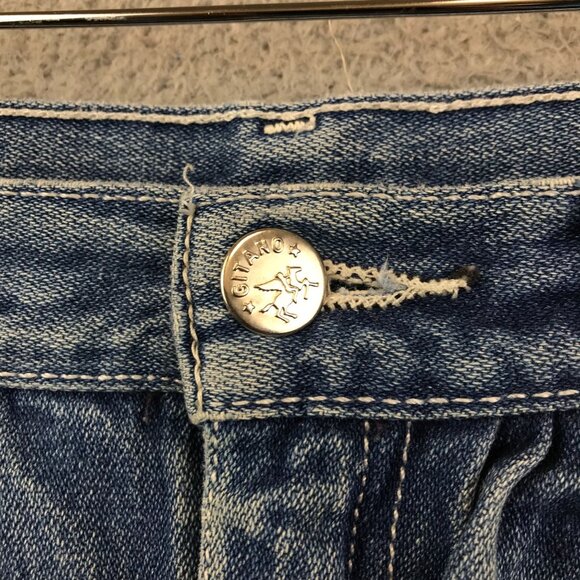 Vintage Gitano Womens High-Waisted Relaxed Fit Jeans Size 14 100% Cotton - Picture 4 of 15